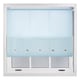 image 2 of FURNISHED Daylight Roller Blind Made to Measure with Chome Round Eyelets | Blue | Duck Egg Blue | (W) 120cm x (L) 165cm