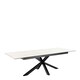 image 3 of Heaven Extendable Dining Table with Ceramic White Top 200cm
