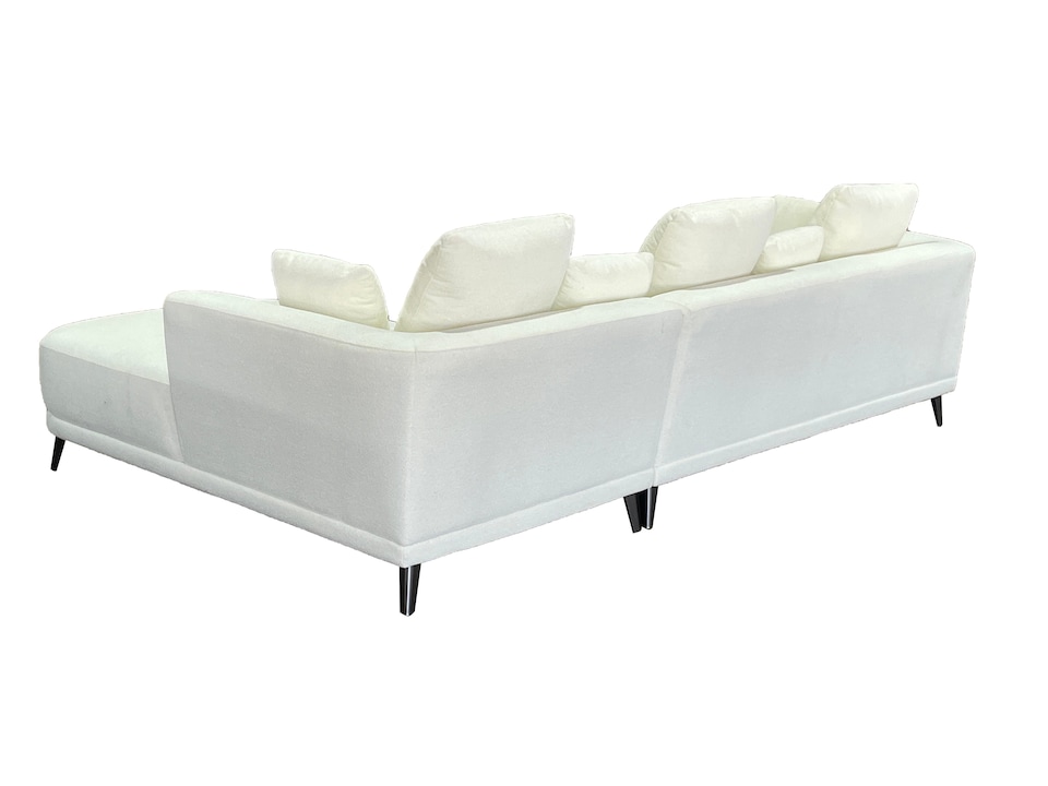 image 1 of The 3 Seater Nova Lounger Left Corner Sofa in Grey or Cream | Cream | One Size