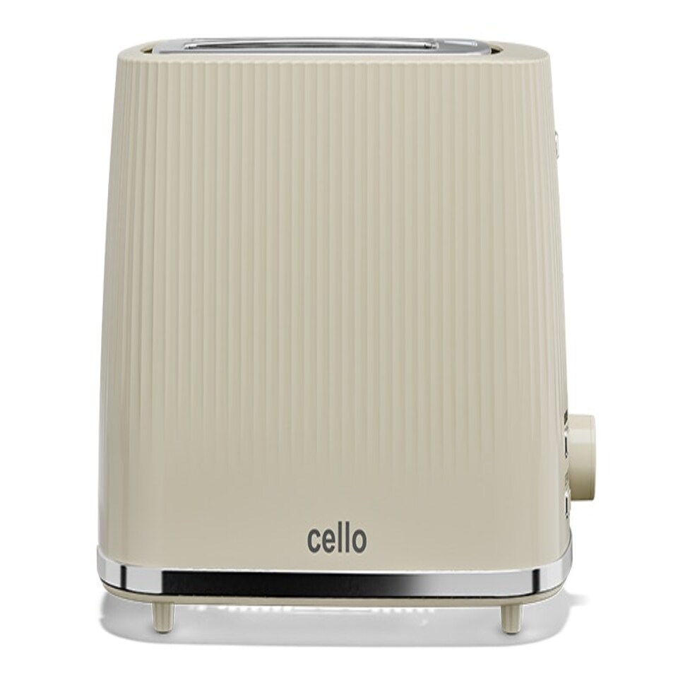 image 1 of Cello Textured Cream 2 slice Toaster Cream | 2 Slice