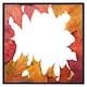 image 2 of Red autumn border (Picture Frame) White | L