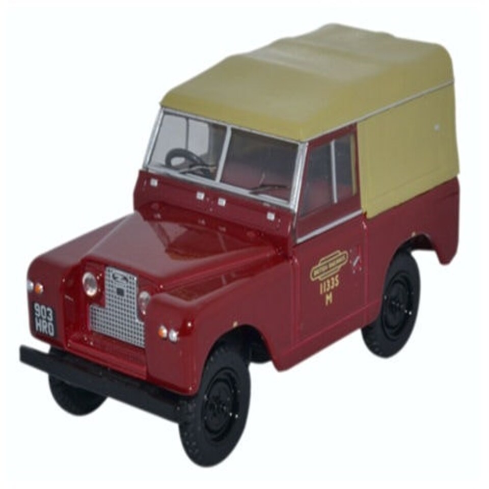 Oxford Diecast Land Rover Series II SWB Canvas British Rail