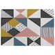 image 1 of Coloured Geometric Pattern (Rug) Multi | XL: 160x230cm