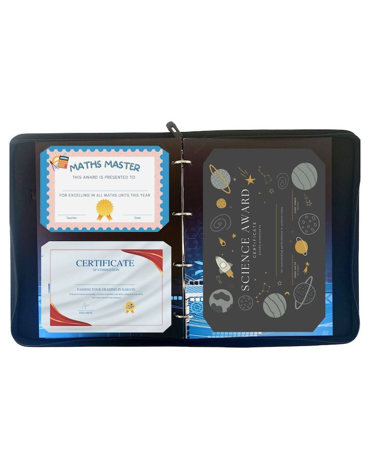 image 1 of My Proud Moments Medal, Badge & Certificate Case - Original Boys Blue