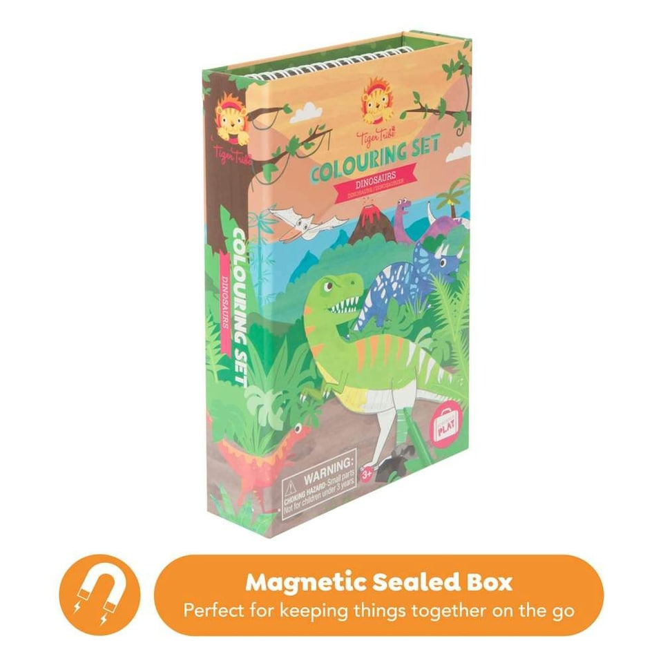 image 1 of Colouring Set - Dinosaur