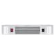 image 2 of SIA 2kW Stainless Steel Slimline Electric Kitchen Plinth Heater In White - PLH3