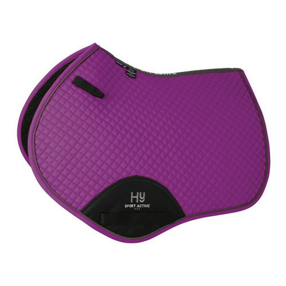 Hy Sport Active Close Contact Horse Saddlepad Amethyst Purple Full Tesco Groceries