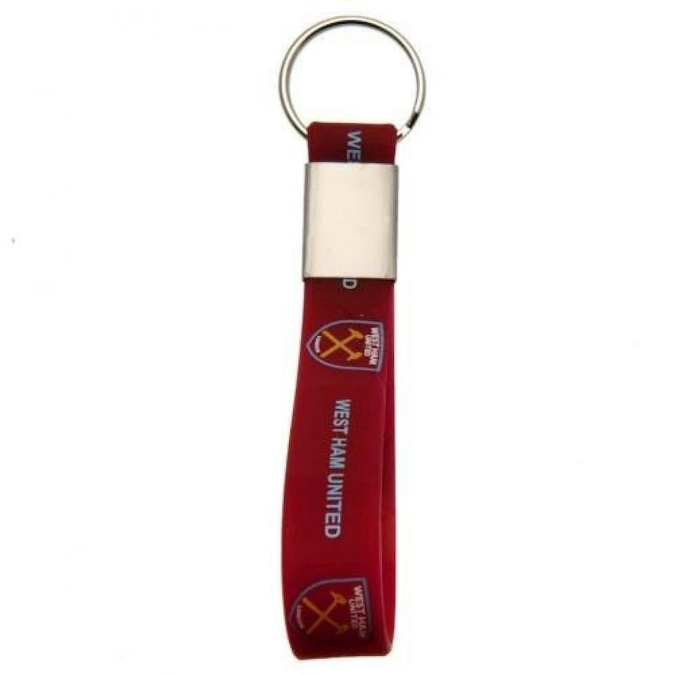 image 1 of West Ham United FC Silicone Keyring - Claret - One Size