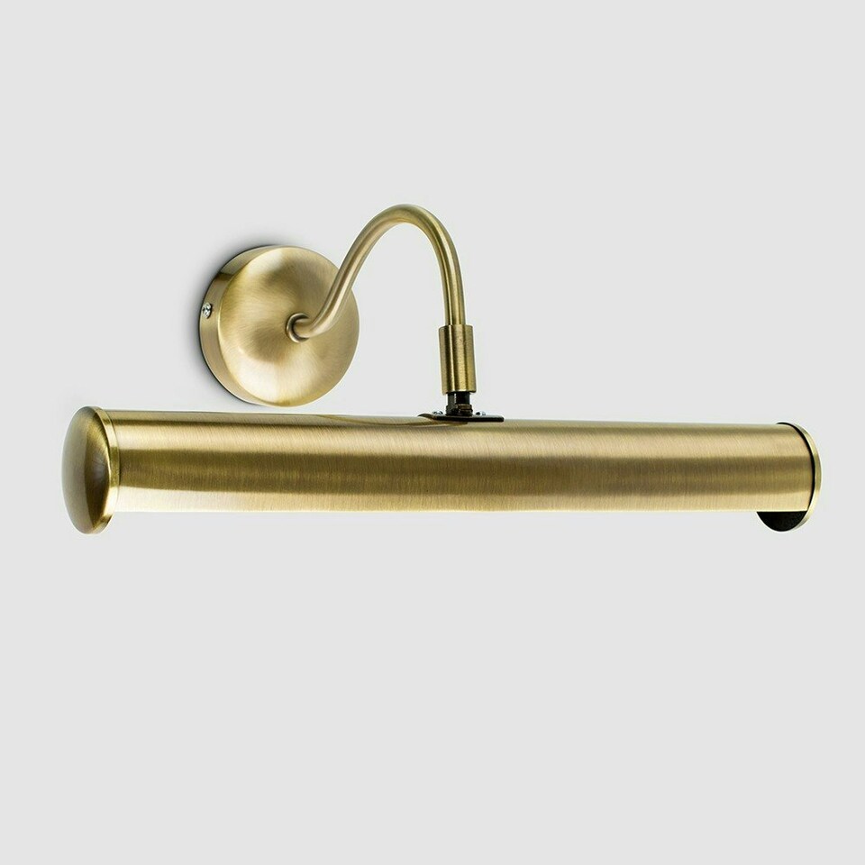 image 1 of ValueLights Gemini Pair of Gold Indoor Wall Picture Light