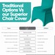 image 4 of Chair Cover Spandex Polyester Stretch Fabric Dining Slipcovers