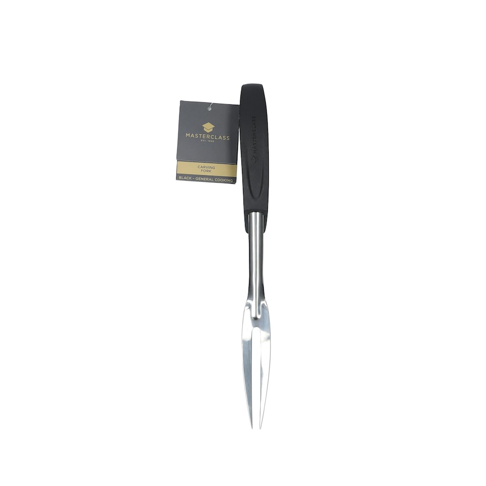 image 1 of MasterClass Carving Fork Black Stainless Steel | Black