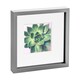 image 1 of Nicola Spring 10 x 10" Photo Frame - Grey/White Mount - 3D Photo Frame Picture Frame Box Portrait Display Case (53 x 53cm)