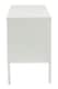 image 4 of Orsina Sleek And Sturdy Two Door White Locker, Compact Shelving Locker, Secured Storage Of Slim Locker With Handle