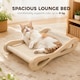image 6 of PawHut 2 in 1 Sisal Cat Scratcher Bed Cat Scratching Board and Lounger