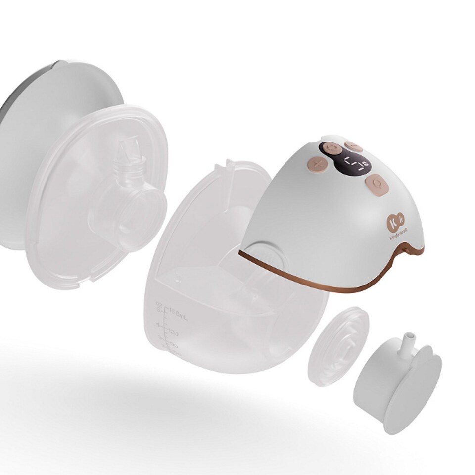 image 1 of Kinderkraft MamaFlow Compact Electric Hands Free Single Breast Pump 4 Modes