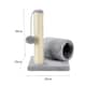 image 5 of Living and Home Cat Scratching Post with Toys and Tunnel