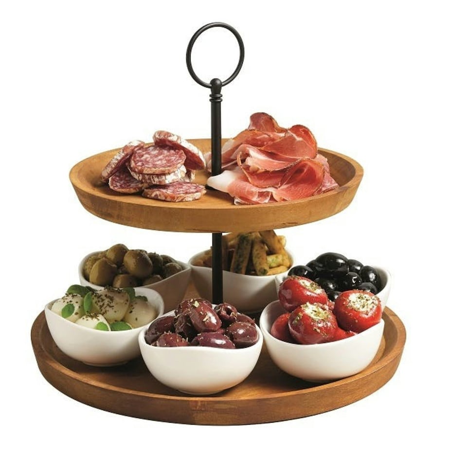 image 1 of Artesà 2-Tier Tapas Serving Stand