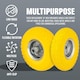 image 3 of 10' Pneumatic Sack Truck Trolley Wheel Barrow Tyre Trolley Replacement