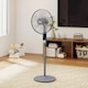 image 8 of HOMCOM 16 Oscillation Cooling Fan with Remote Adjustable Height