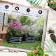image 7 of Outsunny Set of 2 Raised Garden Bed Metal Planter Box with Safety Edging, Grey
