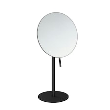 Cosmic Magnifying Mirror with Dimmable LED Light for Bathroom, Matt Finish Black