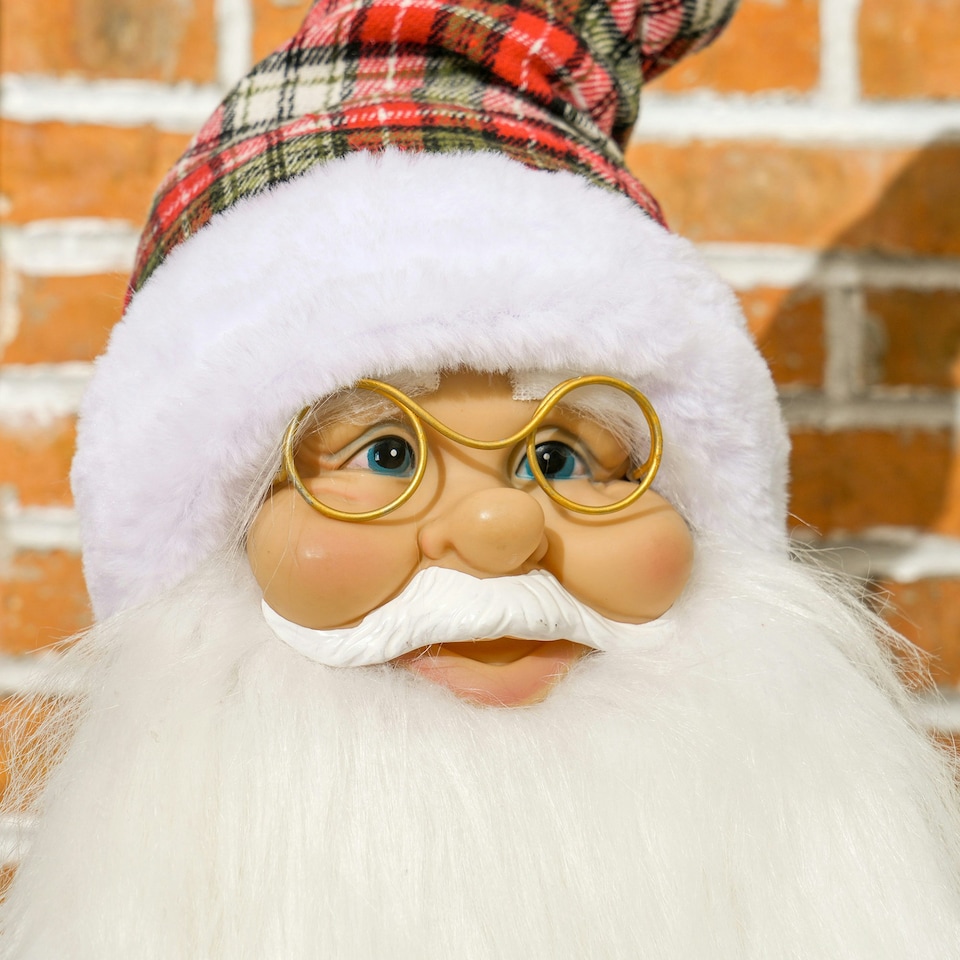 image 1 of HOMCOM 133cm Animated Santa Claus w/ Sound Activated Festive Music for Party