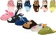 image 1 of All For Paws Doggie's Shoes Monkey Slipper Chew Toy