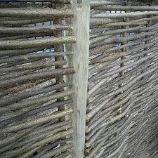 Wooden Round Fence Post 2.43m (8ft) for Fencing, Screening and Hurdles