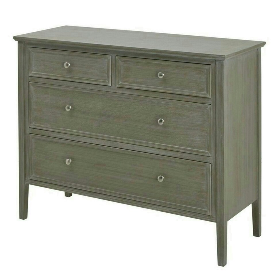 image 1 of The Serene Collection Two Over Two Chest - Wood - L50 x W110 x H87 cm - Grey