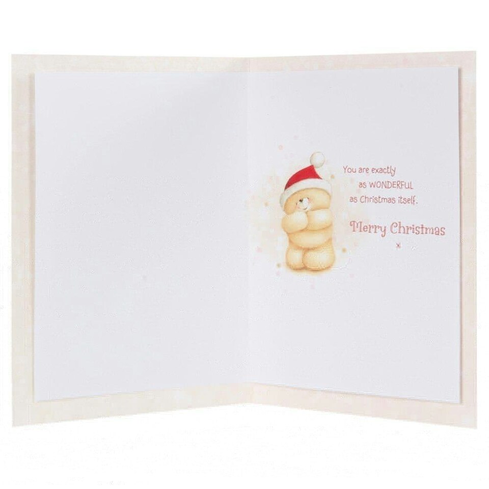image 1 of You're Like a Mummy Cute Glitter Christmas Hallmark  New Card - Gold Medium