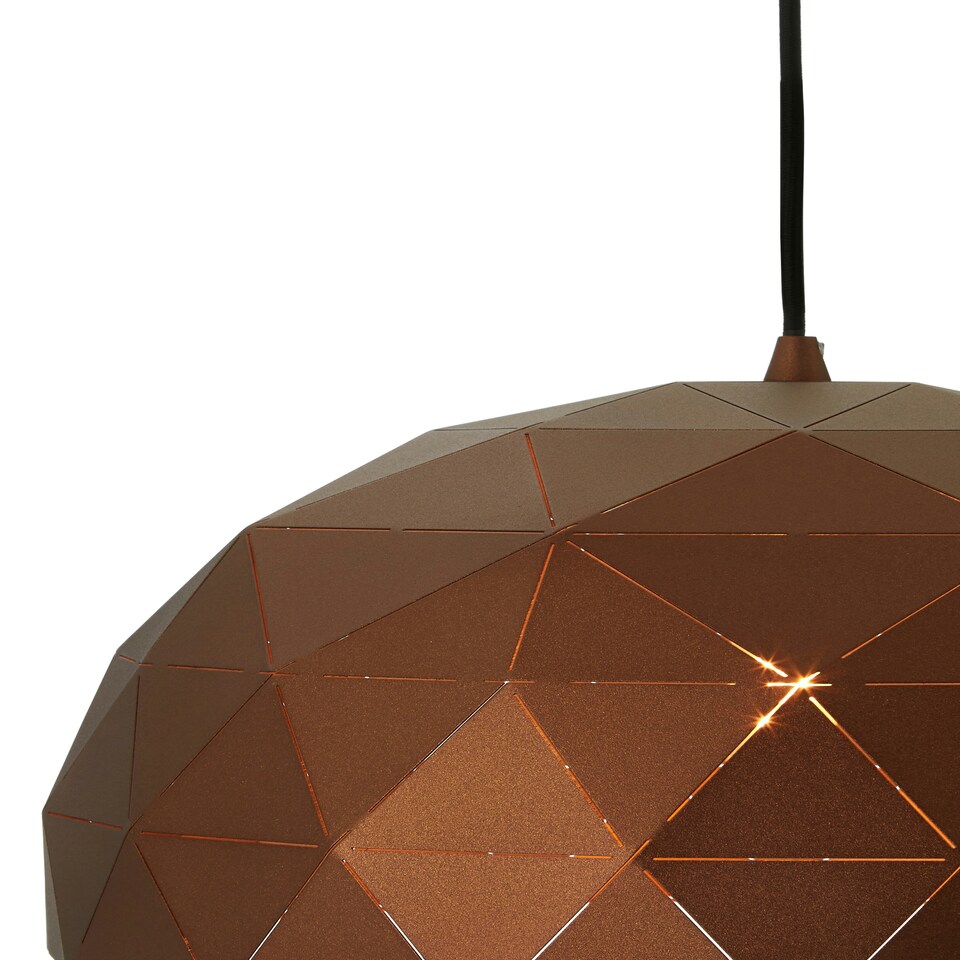 image 1 of Interiors by Premier Small Silver Dome Pendant Light