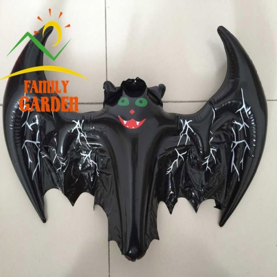 image 1 of 5Pcs Halloween Inflatable Bat 46cm x 36cm Spooky Blow-Up Toy Party Horor Decor