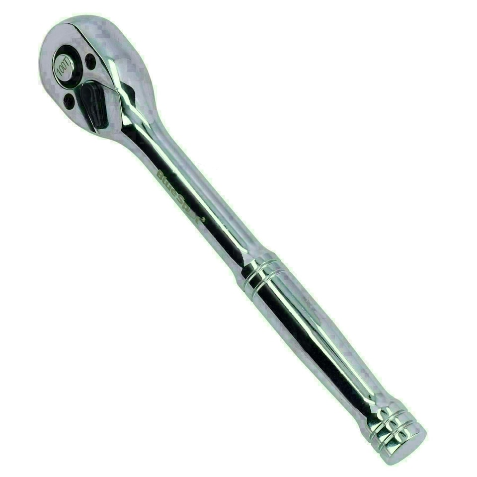 image 1 of 3/8" Drive Straight Ratchet 100 Teeth 3.6 Degree Increments Quick Release
