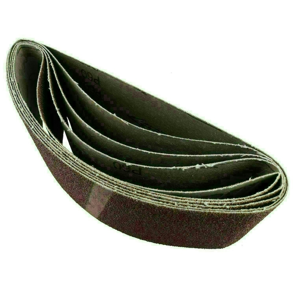 image 1 of 457mm x 75mm 60 Grit Medium Sander Grinder Sanding Belts Abrasive Discs 50pk