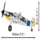 image 5 of Cobi 5870 - World War II - Messerschmitt BF 109 G 125 pcs
