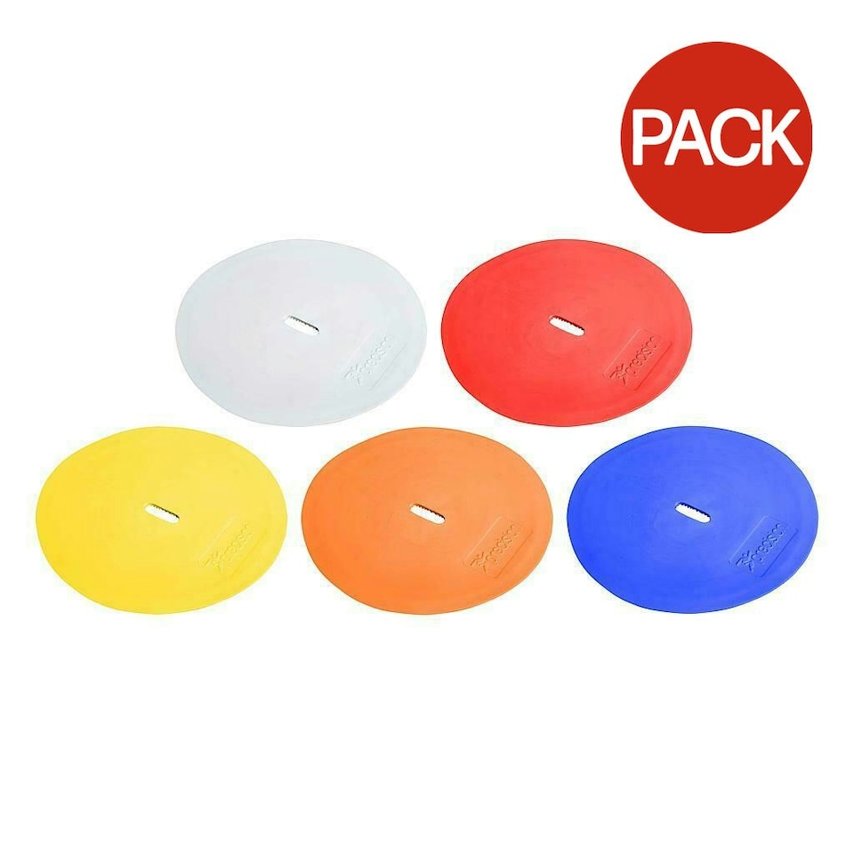 Precision Multicoloured Marker Discs (Pack Of 10) - Multicoloured - One Size