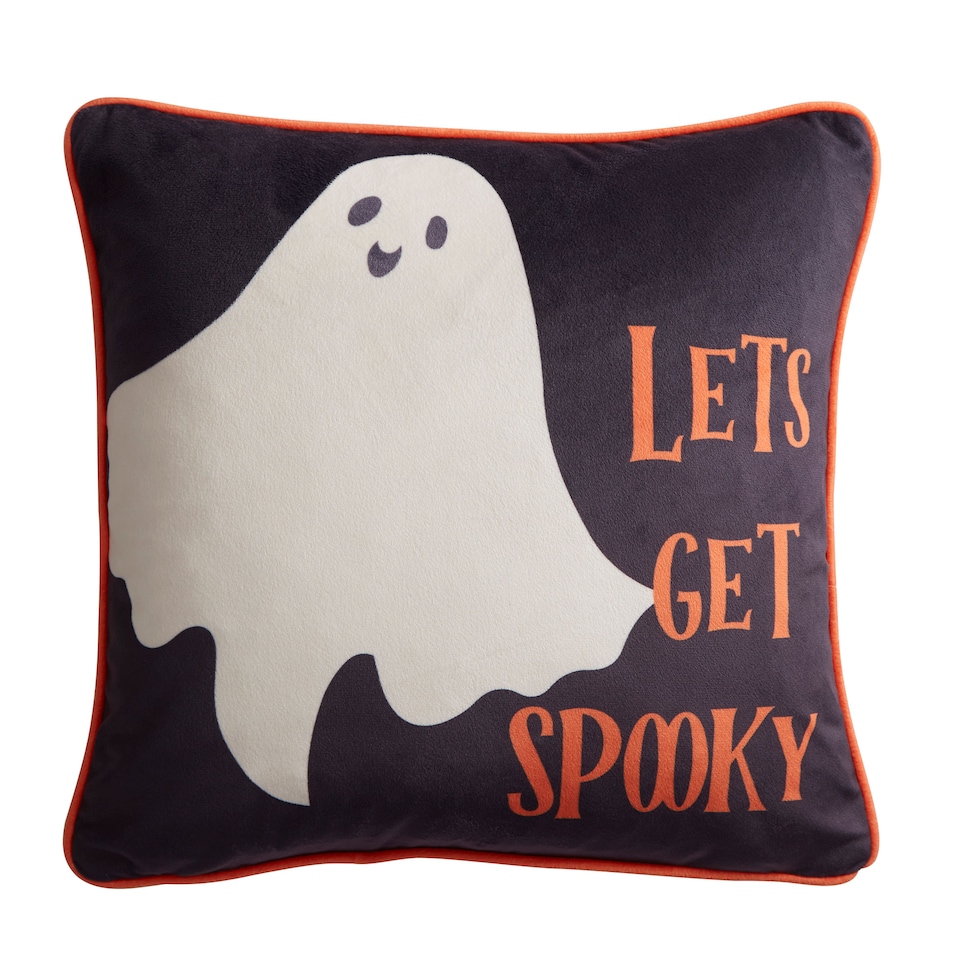 image 1 of Bedlam Spooky Ghost Filled Cushion Grey