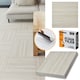 image 10 of NOVECRAFTO Vinyl Floor Tile – Self Adhesive 18x18 in – Travertine Dune – Peel & Stick for Kitchen, Bathroom & Living Room – Waterproof & Easy DIY Brown | 4.18 sqm