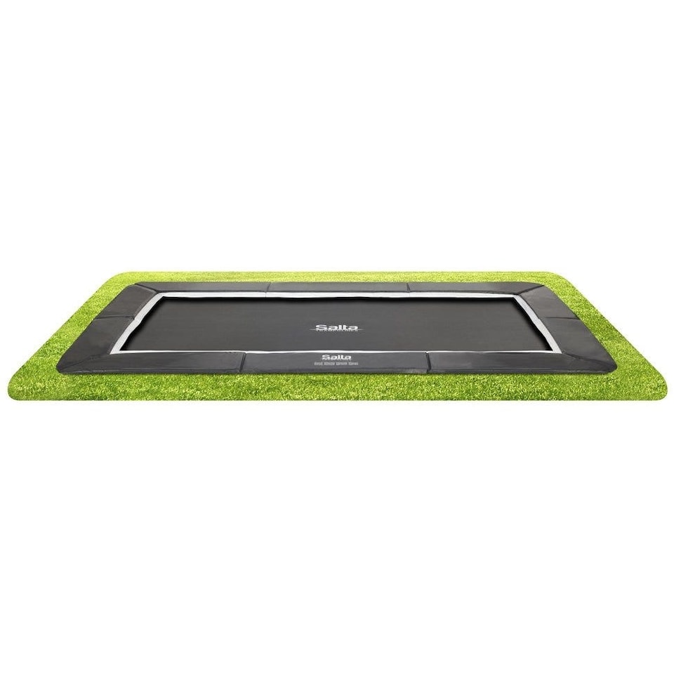 image 1 of 10ft x 7ft Salta Black Royal Baseground Rectangular Trampoline