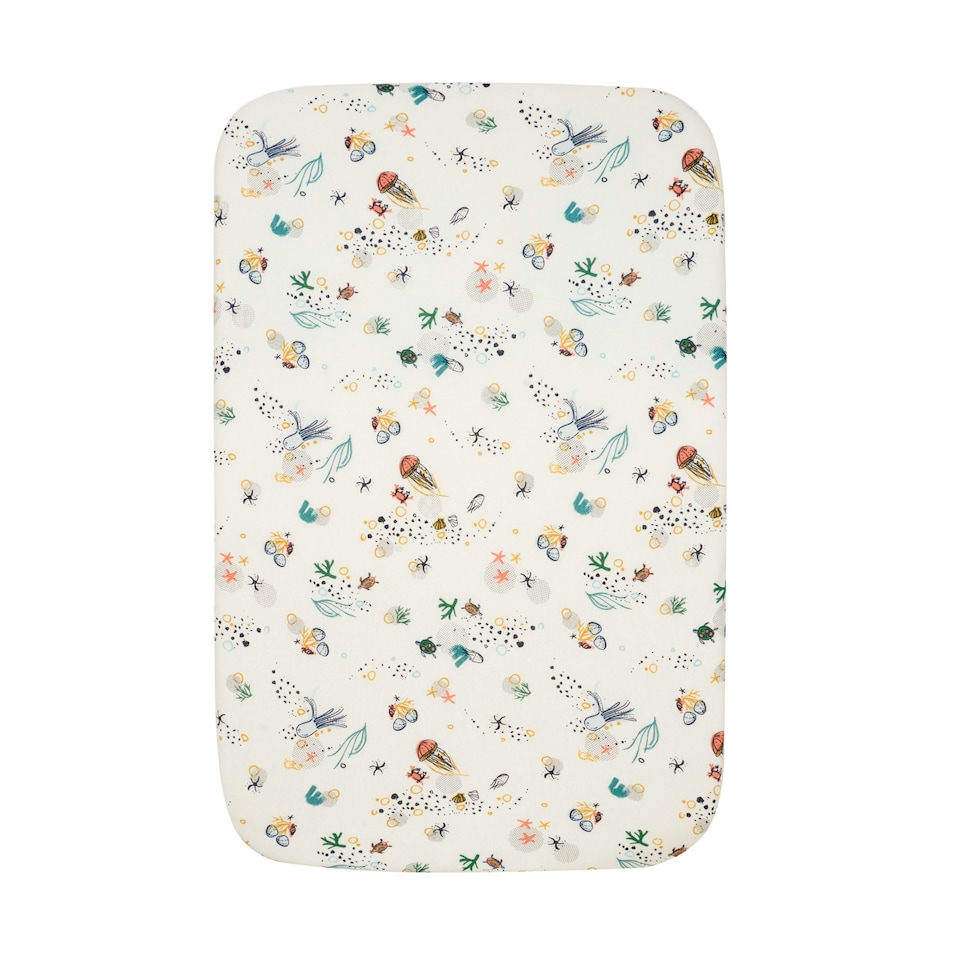 image 1 of Tutti Bambini Bedside Crib Fitted Sheets 2pk - Our Planet