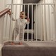 image 2 of Safetots Eco Screw Fit Baby Gate, White, 70cm - 80cm, Stair Gate for Toddler and Baby, Screw Fit Safety Barrier