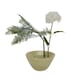 image 2 of Hill Interiors Ceramic Flower Frog - Green - One Size