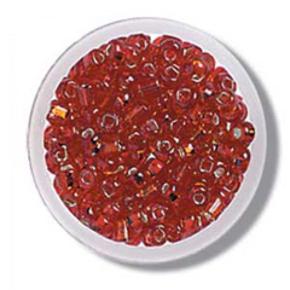 Trimits Red Glass Rocaille Beads Bulk Pack for Embroidery & Jewellery Making - per value pack of 3