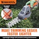 image 4 of Terratek 7.2V 2 in 1 Cordless Hedge Trimmer Cutter | Grey | Grey | 1