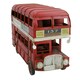 image 3 of Quality Historical Metal Vintage London Bus Metal Model Replica Ornament Gift