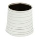 image 2 of Haldis Small White Silver Ceramic Planter White