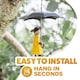 image 4 of Marco Paul Metal Umbrella Bird Feeder and Bath