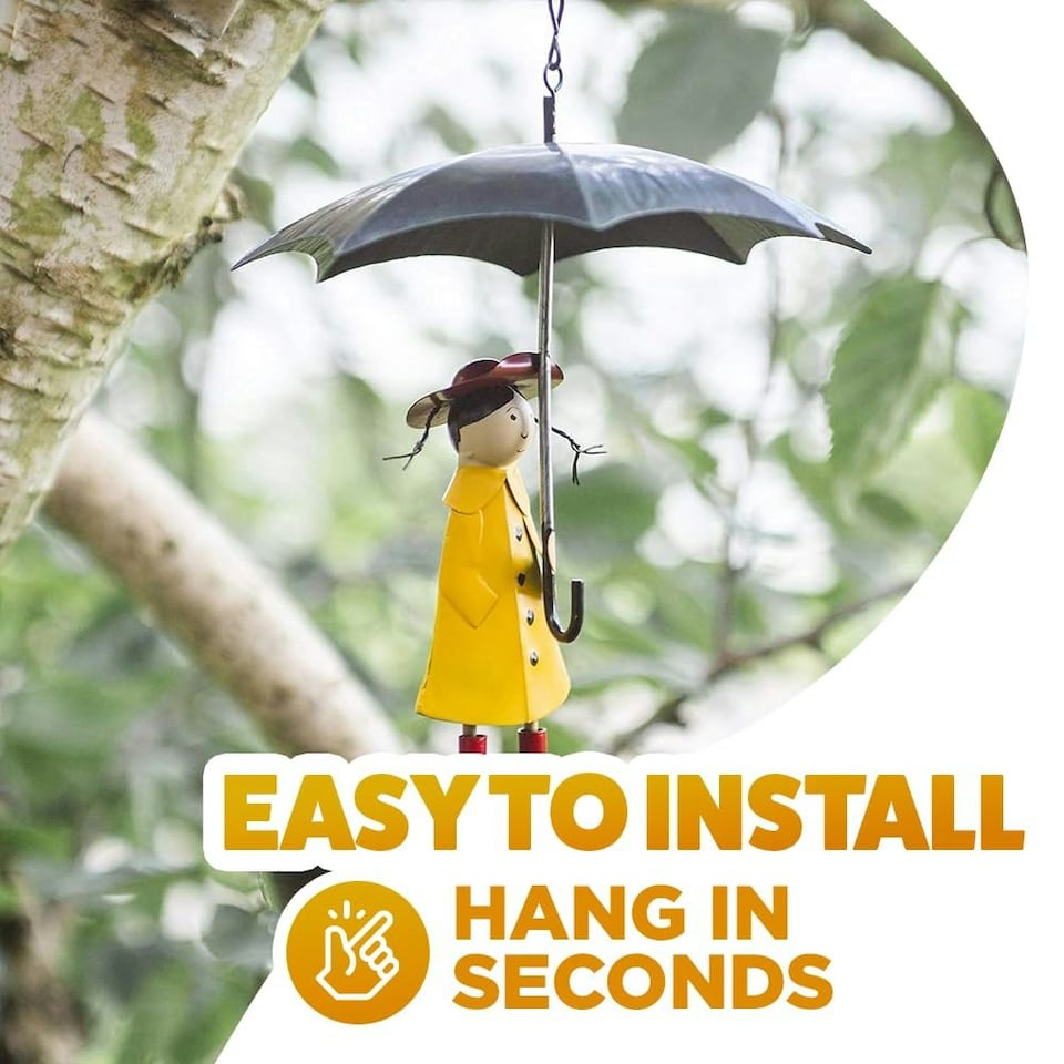 image 1 of Marco Paul Metal Umbrella Bird Feeder and Bath