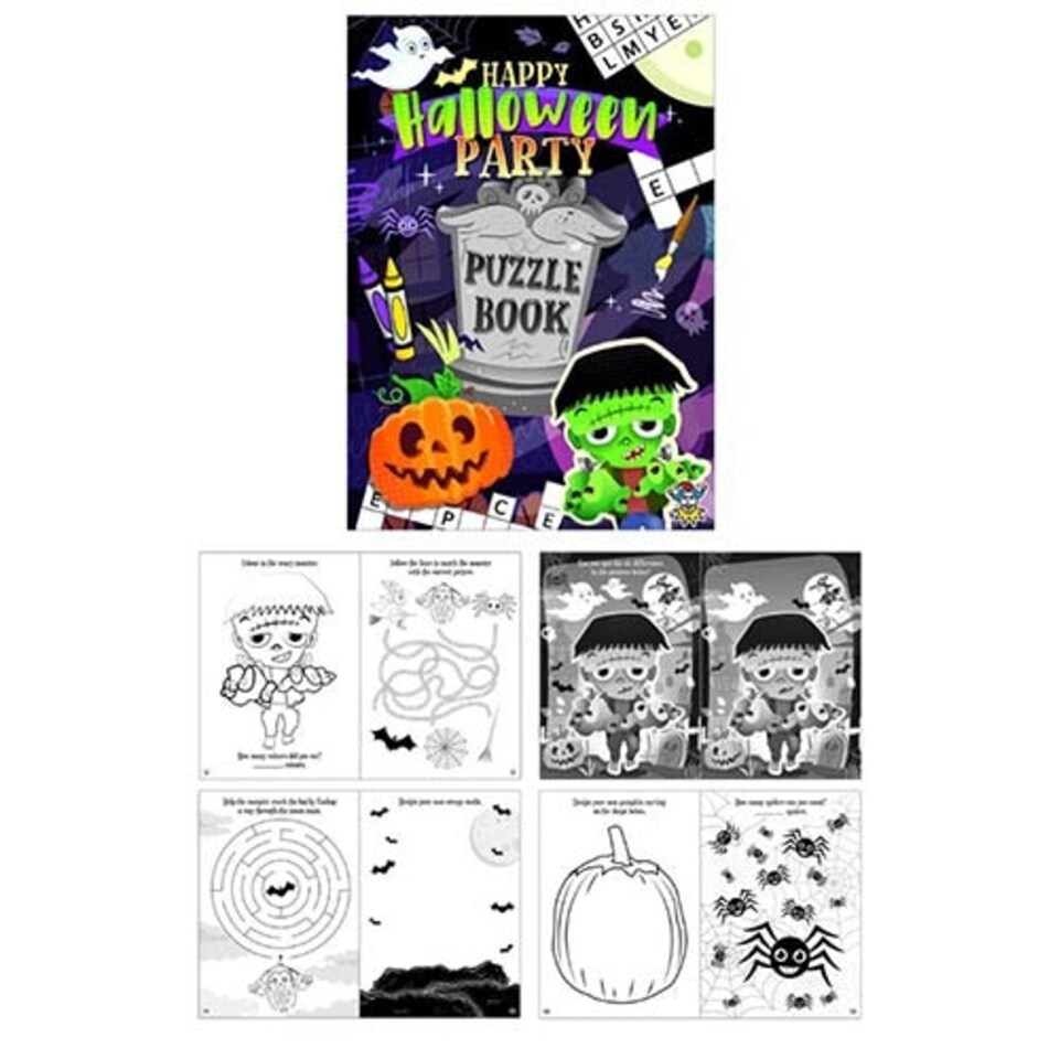 Mini Halloween Puzzle Book 15cm