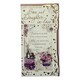 image 1 of Son & Daughter-in-Law Purple Floral Design Opacity Anniversary Card
